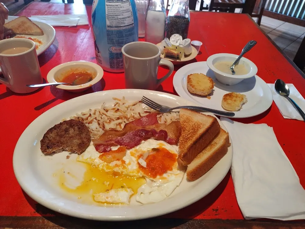Huevos Rancheros Special Plate and Coffee to Drink